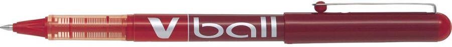 Pilot liquid-ink roller V-Ball V5 rood