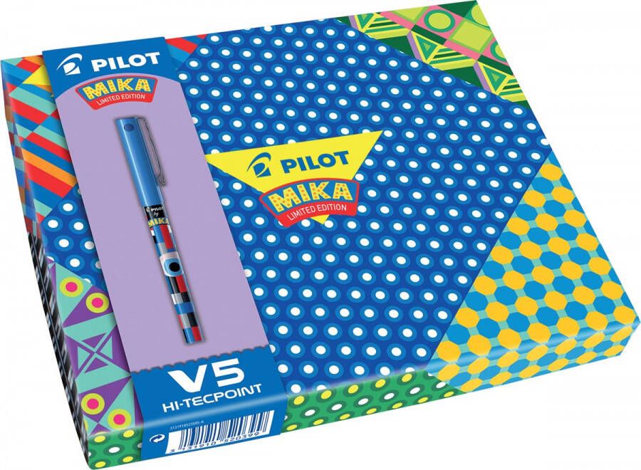 Pilot roller Hi-Tecpoint Mika Limited Edition geschenkdoos met 6 rollers