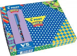 Pilot roller Hi-Tecpoint Mika Limited Edition geschenkdoos met 6 rollers