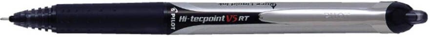 Pilot Roller Hi-Tecpoint V5 RT Retractable schrijfbreedte 0 25 mm zwart