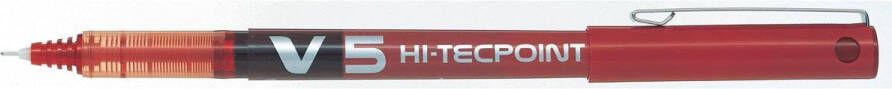 Pilot roller Hi-Tecpoint V5 schrijfbreedte 0 3 mm rood