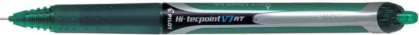 Pilot Roller Hi-Tecpoint V7 RT Retractable schrijfbreedte 0 35 mm groen