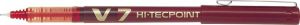 Pilot roller Hi-Tecpoint V7 schrijfbreedte 0 4 mm rood