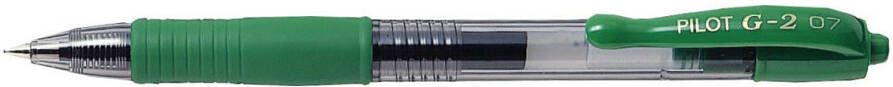 Pilot roller intrekbare Gelpen G-2 groen