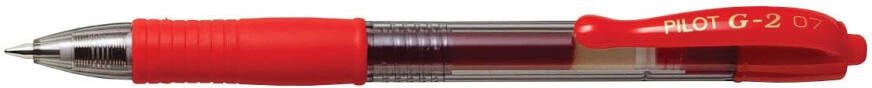 Pilot roller intrekbare Gelpen G-2 rood