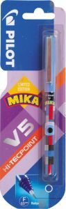 Pilot roller V5 op blister blauw