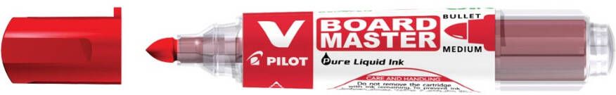 Pilot V-Board Master whiteboardmarker ronde punt 2 3 mm rood