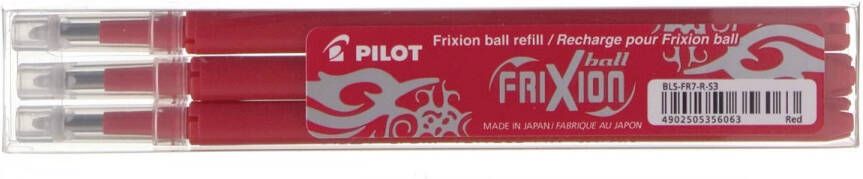 Pilot Vullingen voor Frixion Ball en Frixion Click rood