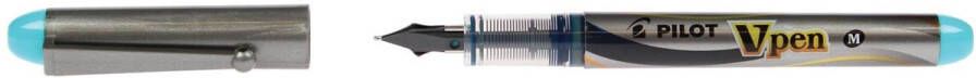 Pilot vulpen V-Pen Silver turkoois