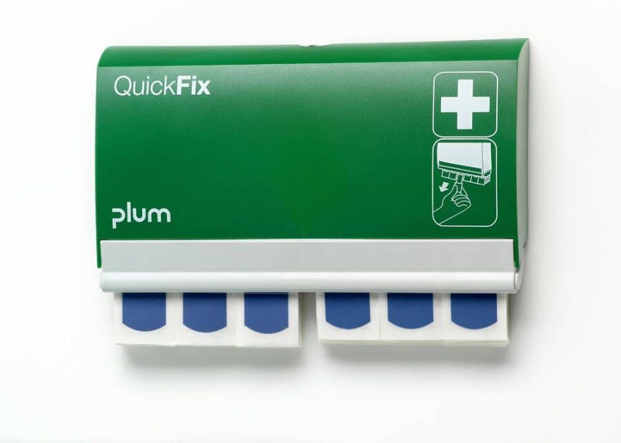 Plum QuickFix pleisterautomaat inclusief 2 x 45 detecteerbare blauwe pleisters