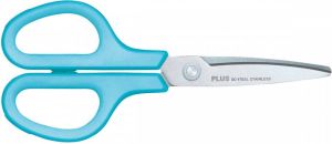 Plus FitCut Curve SMART schaar voor linkshandigen 17 5 cm blauw op blister