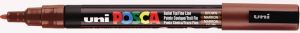Uni-Ball Paintmarker Uni ball op waterbasis posca pc 3m bruin
