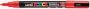 Posca uni-ball Paint Marker op waterbasis PC-3M rood - Thumbnail 3
