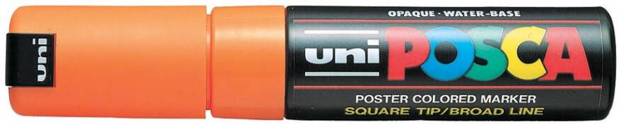 Posca uni-ball Paint Marker op waterbasis PC-8K fluo oranje