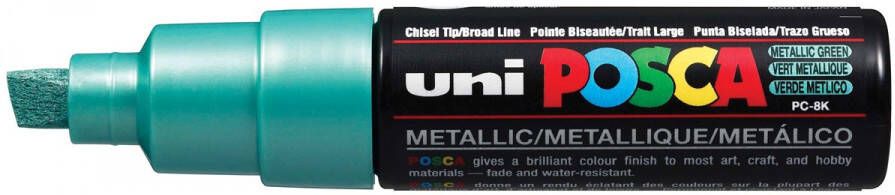 Posca uni-ball Paint Marker op waterbasis PC-8K groen metaal