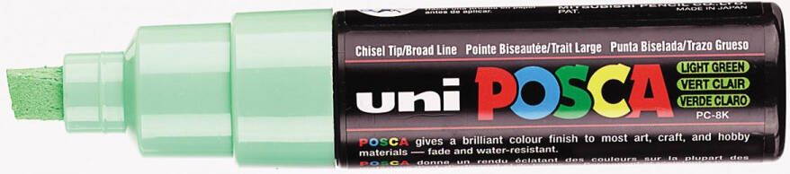 Posca uni-ball Paint Marker op waterbasis PC-8K lichtgroen