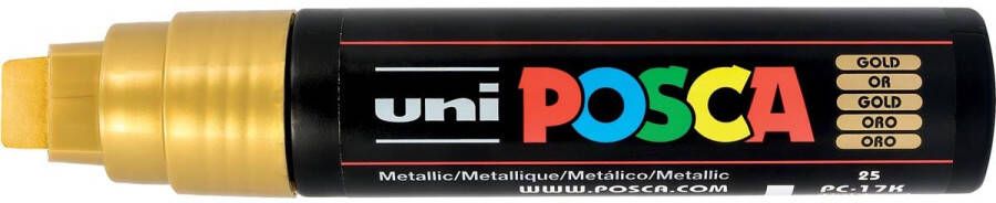 Posca Verfstift PC17K extra breed rechthoek goud