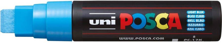 Posca uni-ball Paint Marker op waterbasis PC-17K lichtblauw
