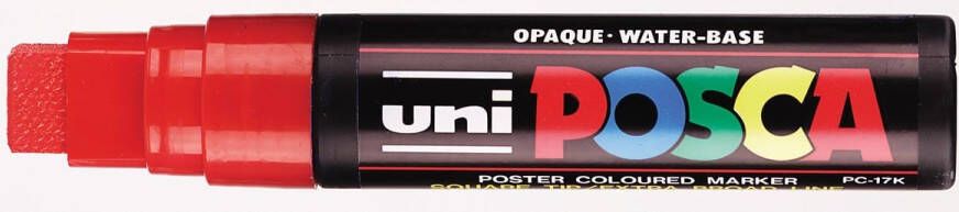 Posca uni-ball Paint Marker op waterbasis PC-17K rood