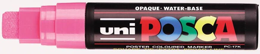 Posca uni ball Paint Marker op waterbasis PC 17K roze