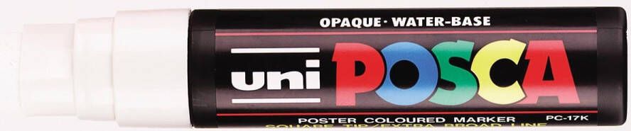 Posca uni-ball Paint Marker op waterbasis PC-17K wit