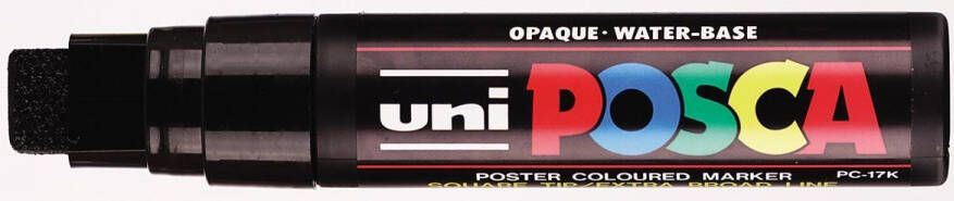 Posca uni-ball Paint Marker op waterbasis PC-17K zwart