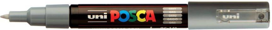 Posca Uni paintmarker PC-1MC 0 7 1 mm grijs