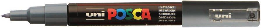 Posca Uni paintmarker PC-1MC 0 7 1 mm leigrijs