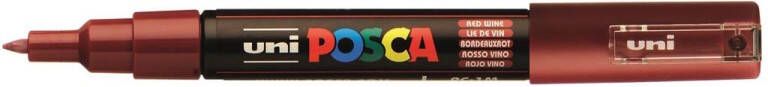 Posca uni-ball Paint Marker op waterbasis PC-1MC wijnrood