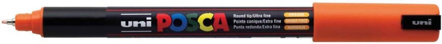 Posca uni-ball Paint Marker op waterbasis PC-1MR donkeroranje