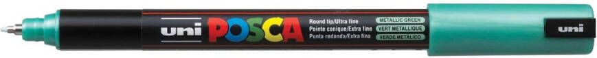 Posca uni-ball Paint Marker op waterbasis PC-1MR metaalgroen