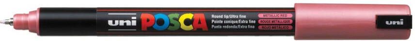 Posca Uni paintmarker PC-1MR 0 7 mm metaalrood