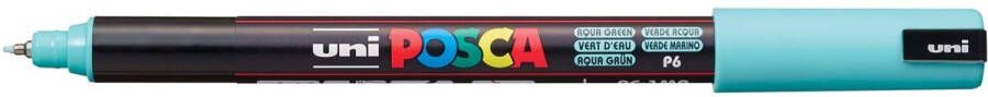 Posca Uni paintmarker PC-1MR 0 7 mm zeegroen