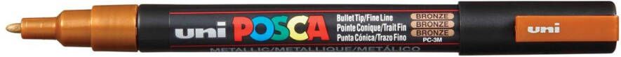 Posca uni-ball Paint Marker op waterbasis PC-3M brons