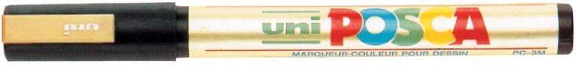 Uni-Ball Paintmarker Uni ball op waterbasis posca pc 3m goud