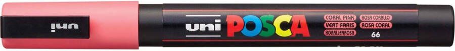 Posca Uni paintmarker PC-3M 1 5 mm koraalrood