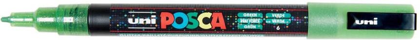 Posca Uni paintmarker PC-3ML 1 5 mm glitter donkergroen
