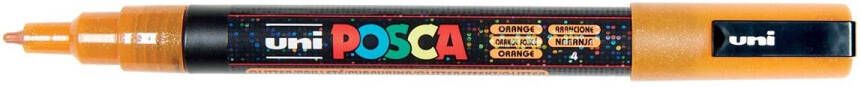 Posca Uni paintmarker PC-3ML 1 5 mm glitter oranje