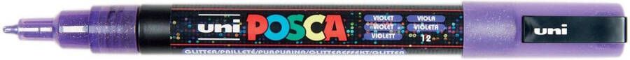 Posca Uni paintmarker PC-3ML 1 5 mm glitter violet