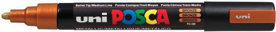 Posca uni ball Paint Marker op waterbasis PC 5M brons