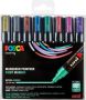 Posca Uni paintmarker PC-5M 1 8 2 5 mm etui van 8 markers in geassorteerde metallic kleuren - Thumbnail 2