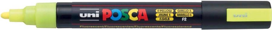 Posca Uni paintmarker PC-5M 1 8 2 5 mm fluo geel