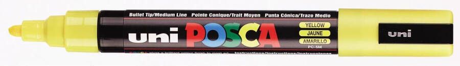 Posca uni ball Paint Marker op waterbasis PC 5M geel