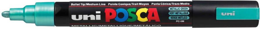 Posca uni-ball Paint Marker op waterbasis PC-5M groen metaal