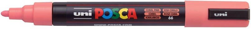 Posca Uni paintmarker PC-5M 1 8 2 5 mm koraalrood