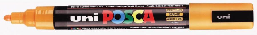 Posca uni ball Paint Marker op waterbasis PC 5M lichtoranje