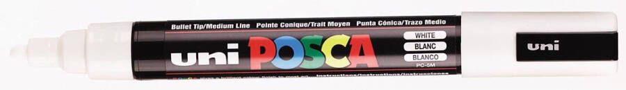 Posca uni-ball Paint Marker op waterbasis PC-5M wit