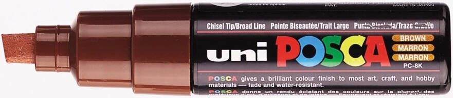 Posca uni-ball Paint Marker op waterbasis PC-8K bruin