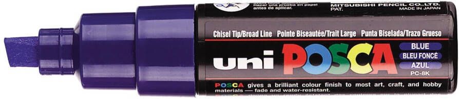 Posca uni-ball Paint Marker op waterbasis PC-8K donkerblauw