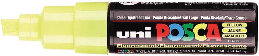 Posca uni-ball Paint Marker op waterbasis PC-8K fluo geel
